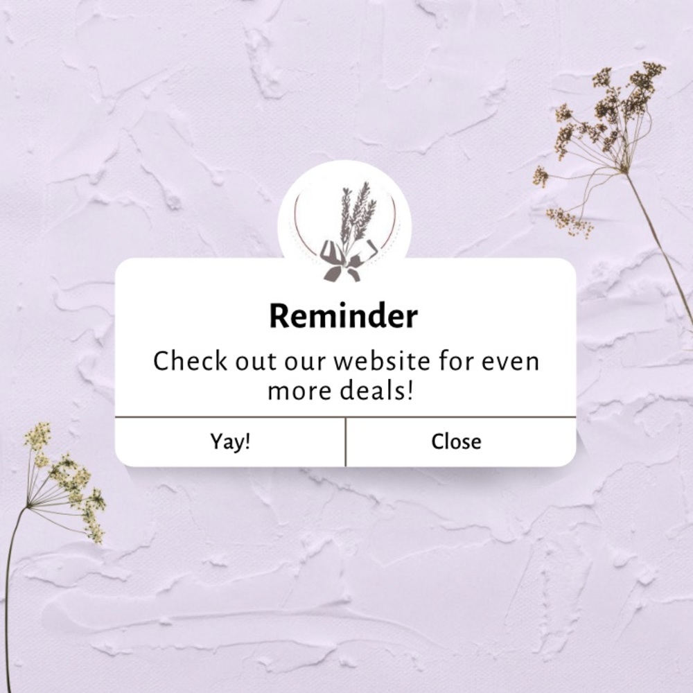 Want even more deals on all our items?